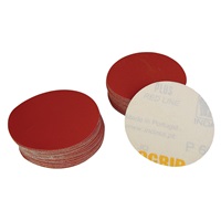 600 Grit, 3" Dia Hook & Loop Sandpaper, 50 Pk